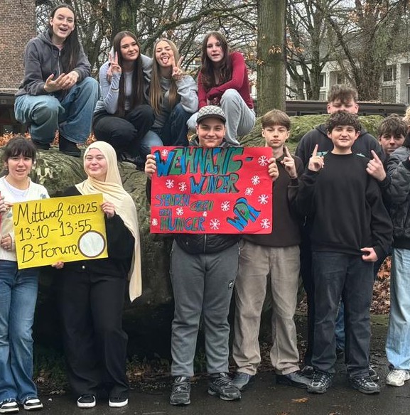 Spendenaktion der 9a