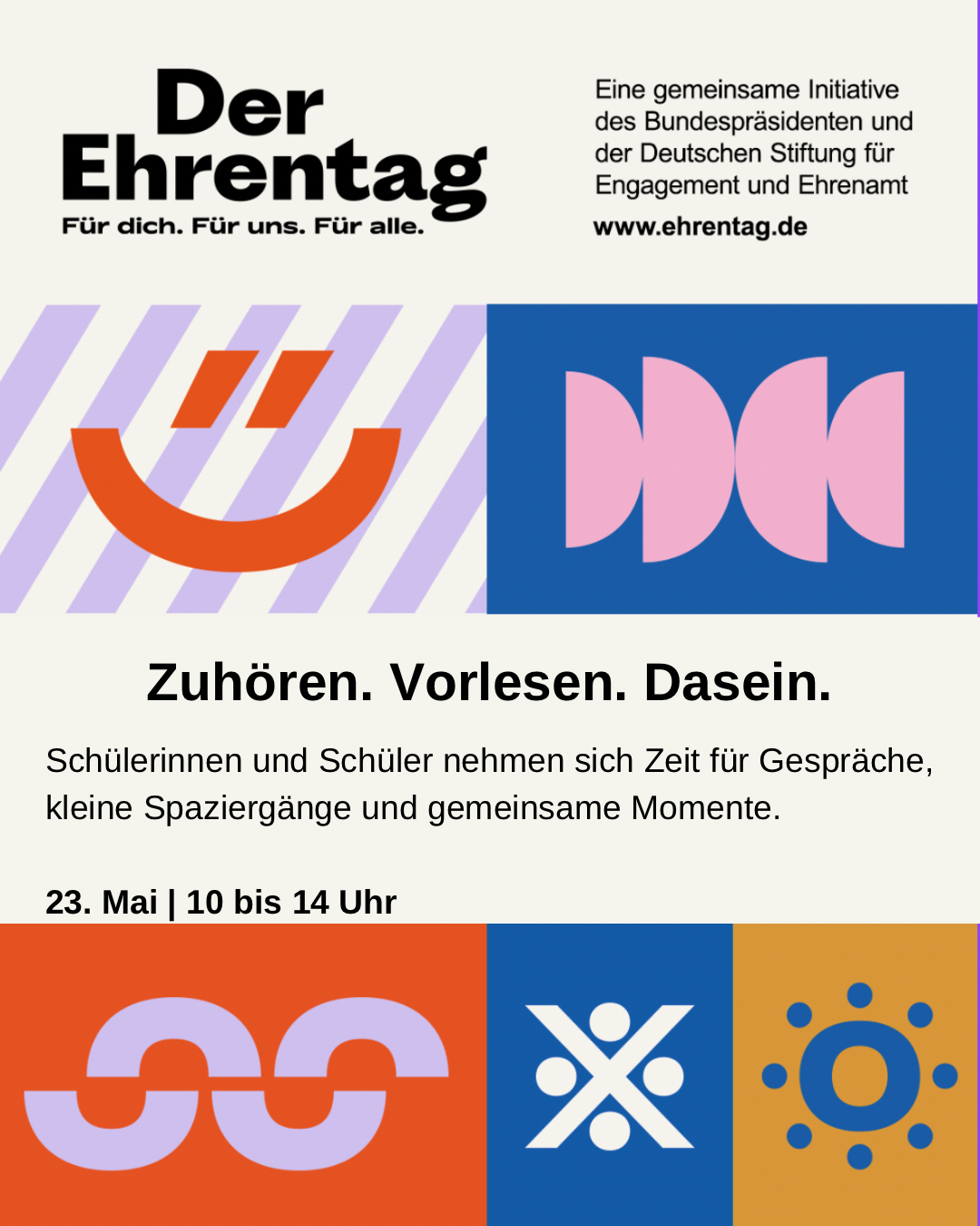 Zuhören. Vorlesen. Dasein.