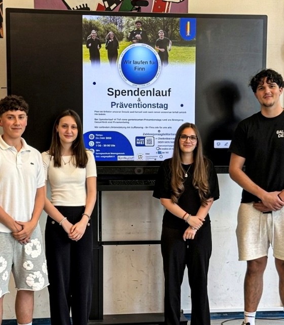 Erster Pressetermin für den Spendenlauf „Wir laufen für Finn“